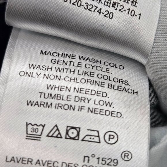 Lauren Ralph Lauren Size 6 Wide Leg High-Rise Cropped Jeans Dark Wash - Picture 9 of 13